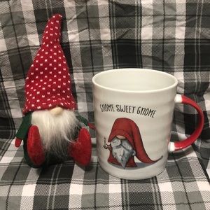 Gnome Sweet Gnome Mug with a gnome to match